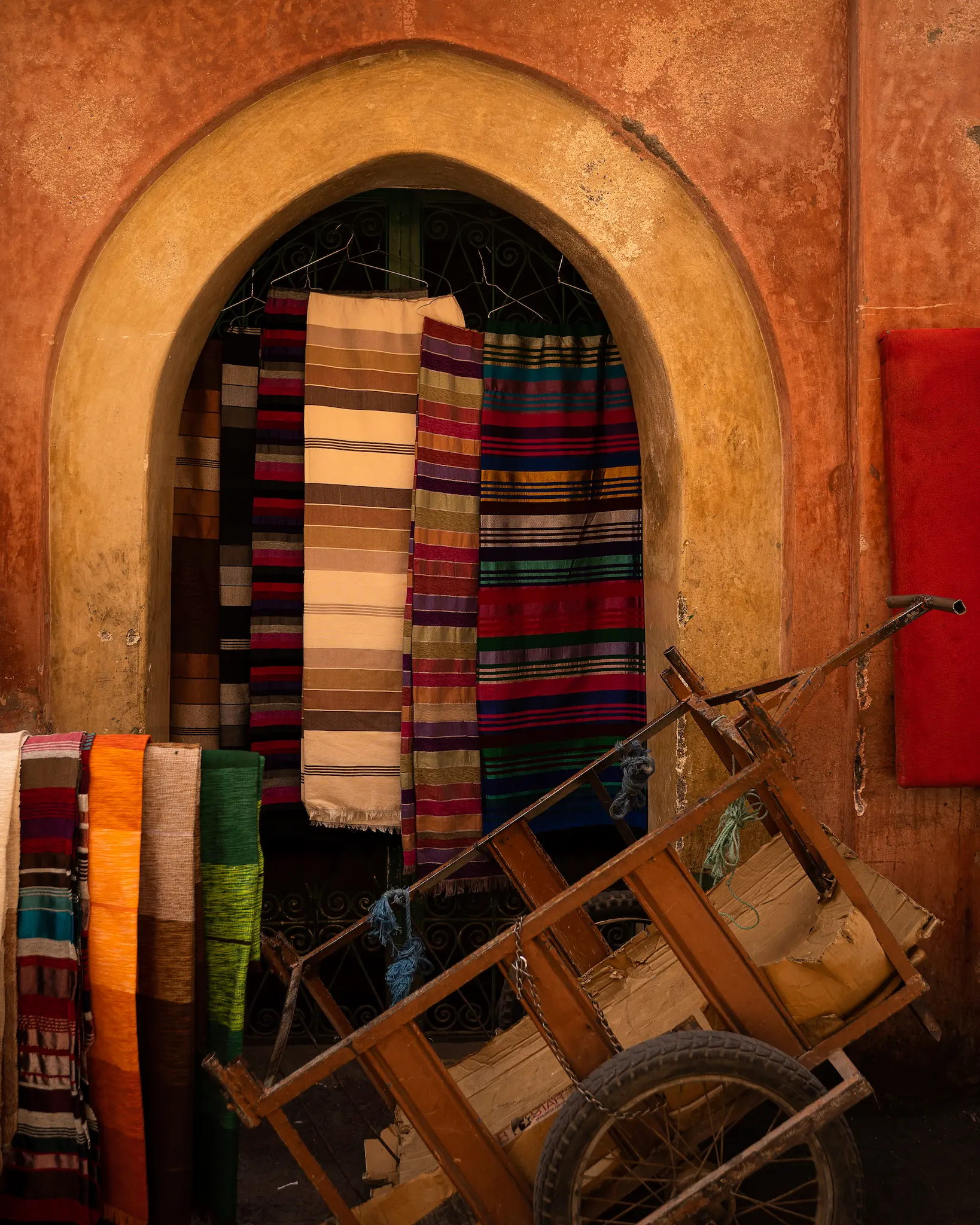 In the streets of Marrakech, Morocco