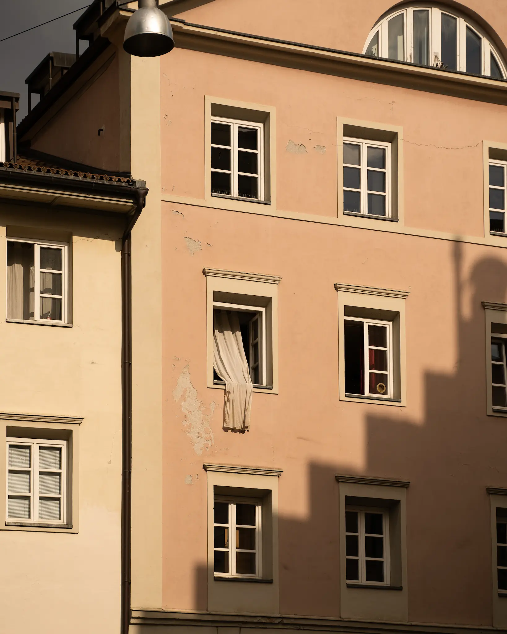 Shadows on Merano's palace